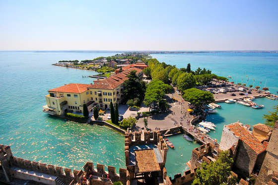 Lago di Garda in Italia.