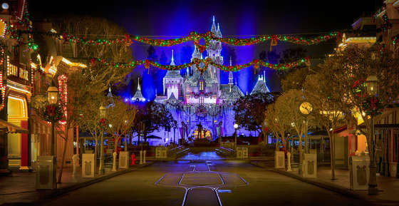 Nouvel an à Disneyland.