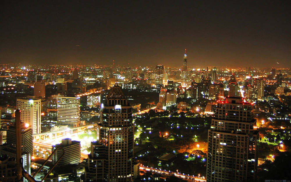 Noite Bangkok.