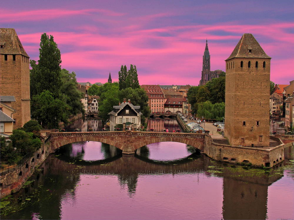 Pontes cobertas de Estrasburgo.