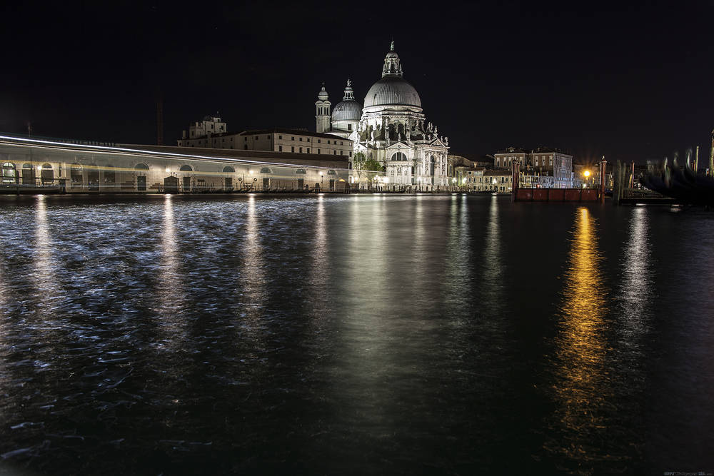 Nacht in Venedig.