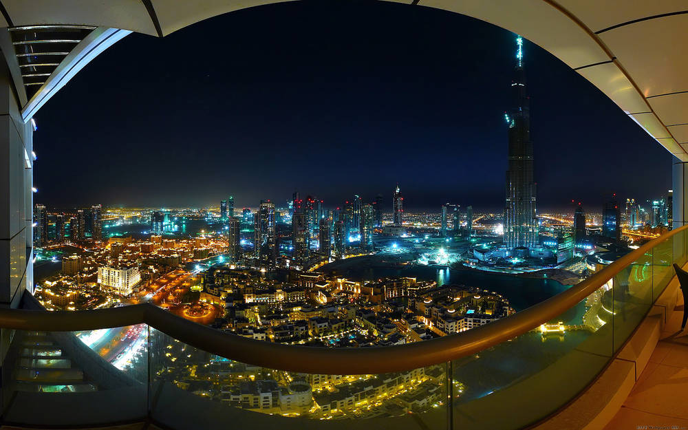 Einzigartige Nacht Dubai.