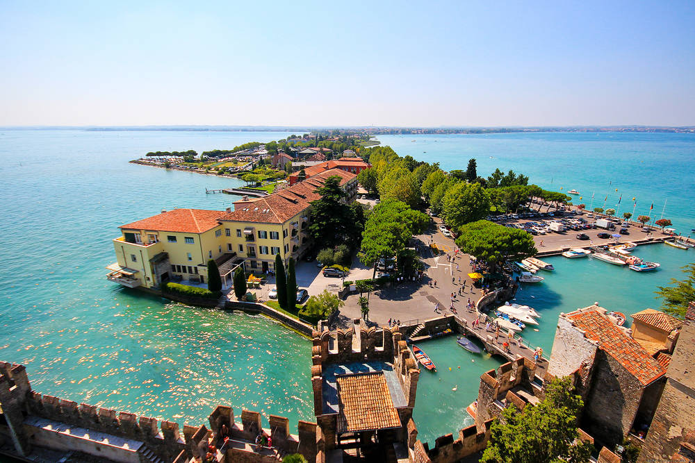 Lac de Garde en Italie.