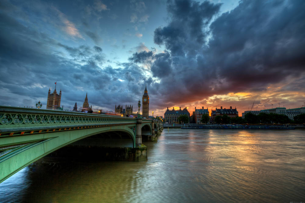 Wallpaper Westminster Bridge.