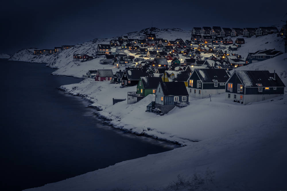 carta da parati Nuuk Groenlandia.