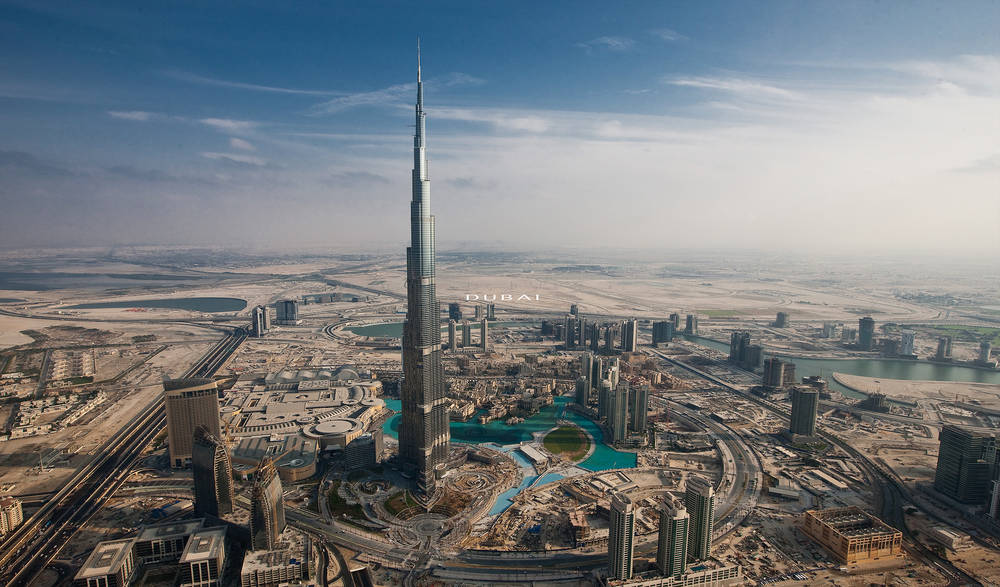 Fond d'écran de Megapolis Dubaï.