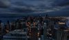 Crepúsculo em Gotham City.