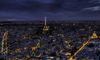 Noite elegante Paris.