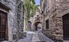Medieval village in Spain HD wallpaper.