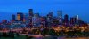 Cidade baixar fotos com vistas espectaculares sobre a perspectiva de Denver. A cidade oeste da América do Colorado.