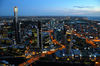 Bela vista de Melbourne.