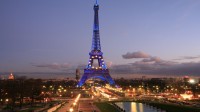 Gran fondo de pantalla única torre Eiffel