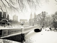 Große Breitbild schneereichen Winter Central Park