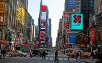 Fond d'écran de Times Square.